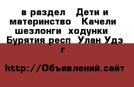  в раздел : Дети и материнство » Качели, шезлонги, ходунки . Бурятия респ.,Улан-Удэ г.